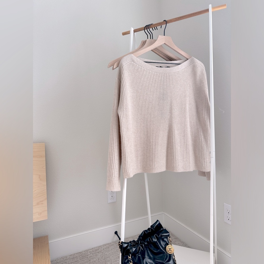 Jenni Kayne Cashmere Boatneck Sweater (Brand New)